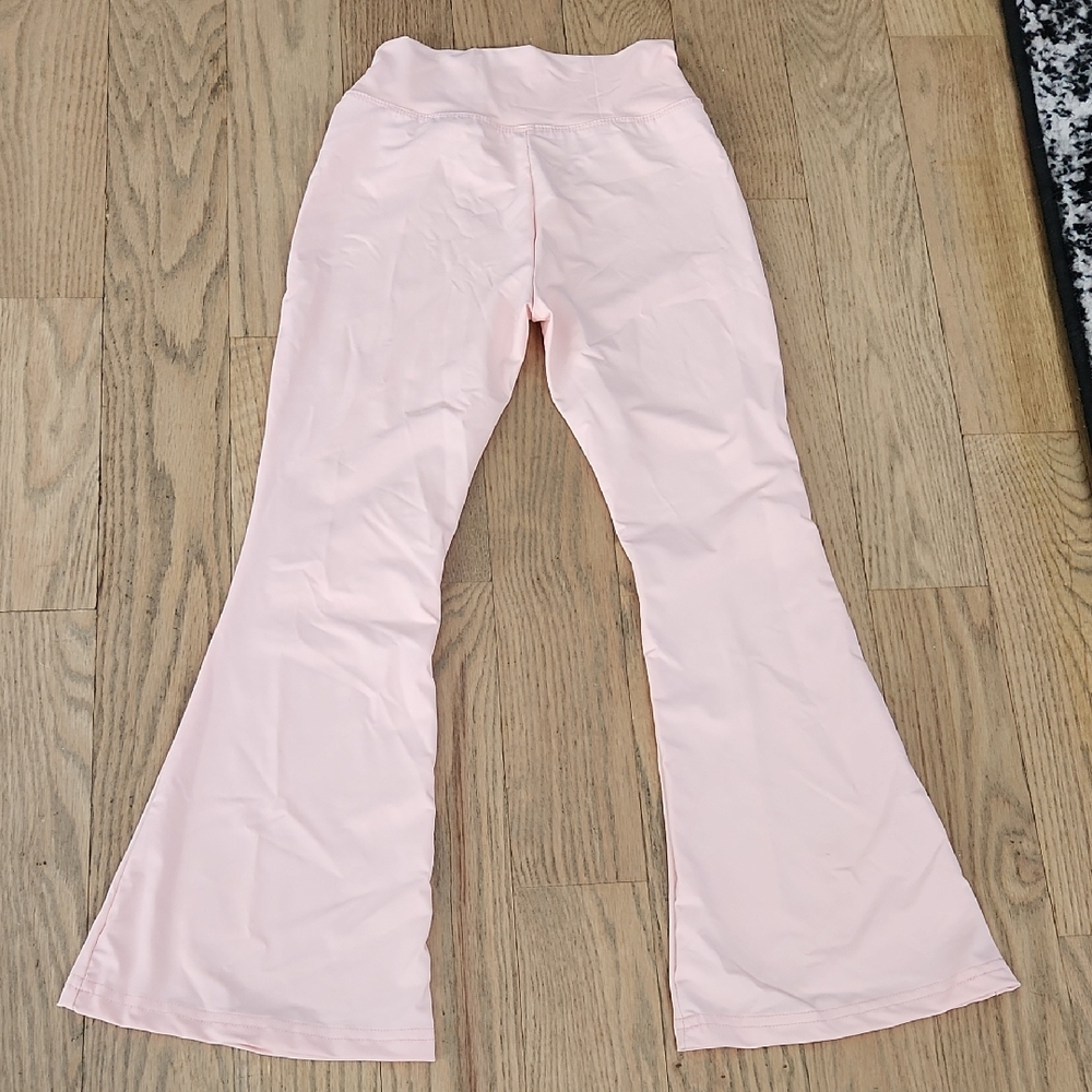 Shein - Kids Pink Flared Bottoms